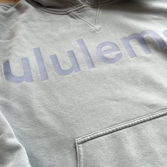 All Yours Hoodie chambray logo hoodie - Picture 4 of 12